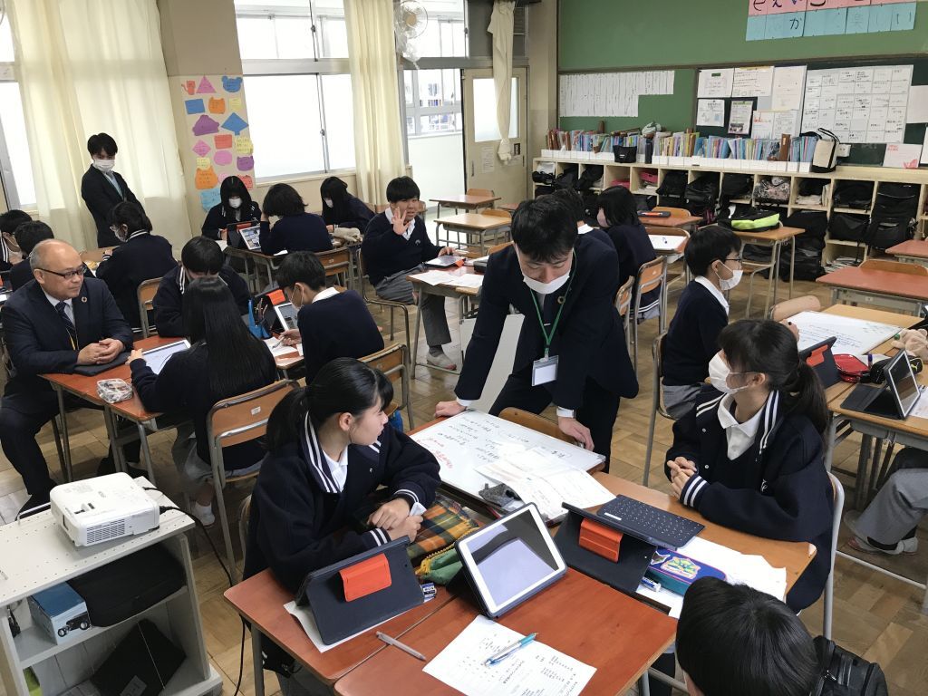 枚方市の中学生と交流「キャリアアッププロジェクト